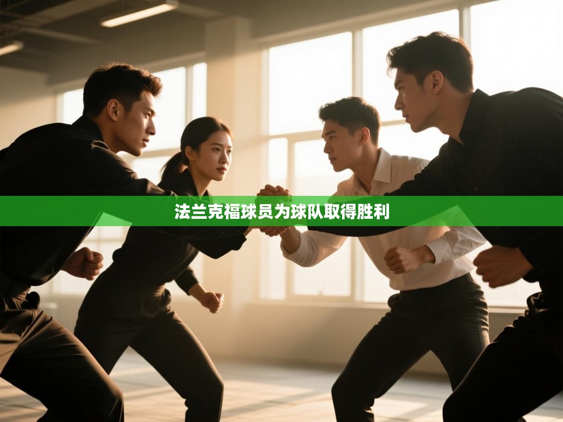 法兰克福球员为球队取得胜利